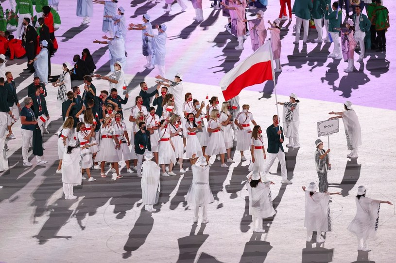 Tokio 2021: Reprezentacja Polski podczas ceremonii otwracia /MAJA HITIJ  /Getty Images