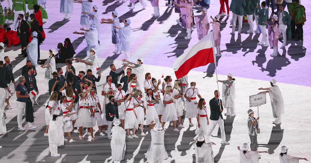 Tokio 2021: Reprezentacja Polski podczas ceremonii otwracia /MAJA HITIJ  /Getty Images