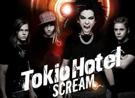 Tokio Hotel na okładce płyty "Scream" /