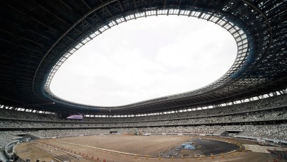 Tokio: Stadion olimpijski prawie gotowy. Zobacz zdjęcia