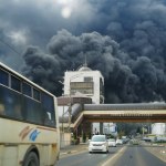 Toksyczny deszcz w Rosji. Miasto spowił trujący dym