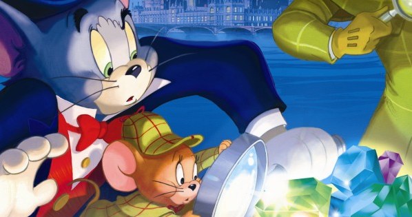 Tom & Jerry i Sherlock Holmes - fragment okładki z filmu /Informacja prasowa