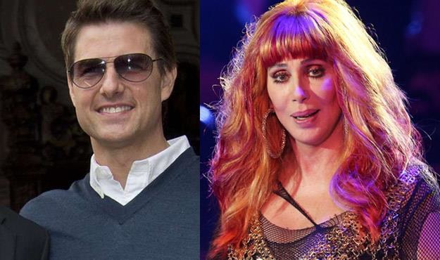 Tom Cruise i Cher - to był burzliwy związek /AFP