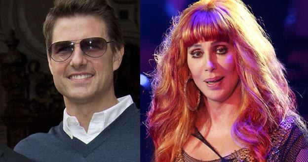 Tom Cruise i Cher - to był burzliwy związek /AFP