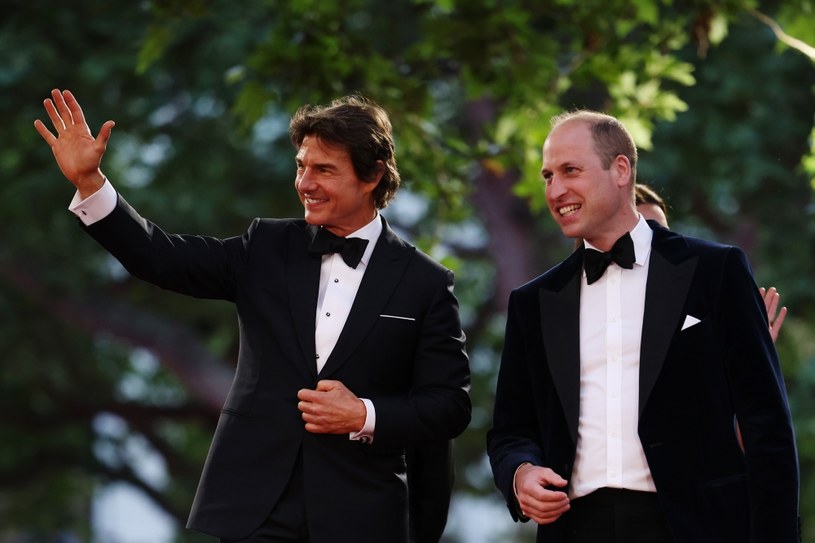 Tom Cruise i książę William /I-Images / Zuma Press / Forum /Agencja FORUM
