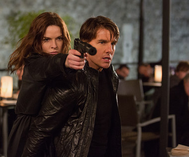 Tom Cruise i Rebecca Ferguson w scenie z filmu "Mission: Impossible - Rogue Nation"
