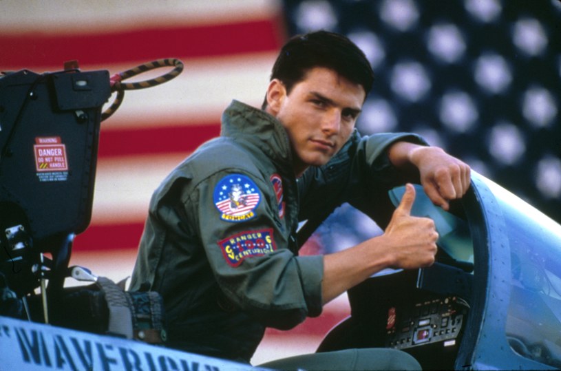 Tom Cruise na planie filmu "Top Gun" (1986) /Paramount Pictures/Sunset Boulevard/Corbis /Getty Images