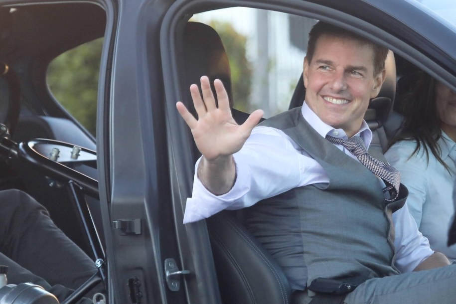 Tom Cruise na planie "Mission: Impossible 7" w Rzymie /Provvisionato Marco/IPA/ABACA /PAP/Abaca