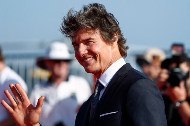 Tom Cruise na premierze "Top Gun: Maverick" /CAROLINE BREHMAN /PAP/EPA