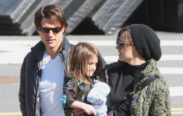 Tom Cruise, Suri, Katie Holmes &nbsp; /Splashnews