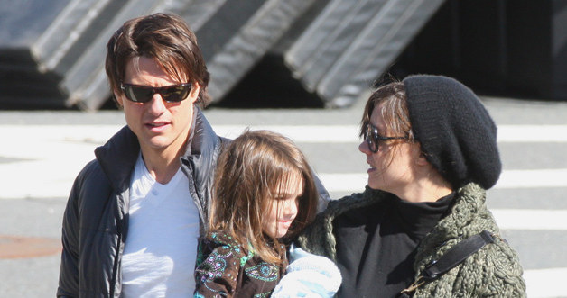 Tom Cruise, Suri, Katie Holmes &nbsp; /Splashnews