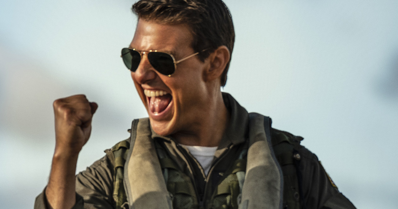 Tom Cruise w filmie "Top Gun Maverick" /UIP /materiały prasowe