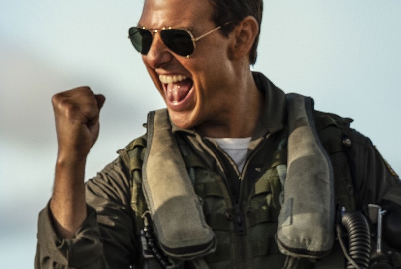 Tom Cruise w filmie "Top Gun: Maverick" /UIP /materiały prasowe