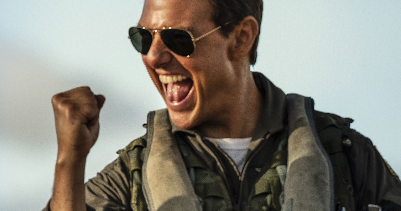 Tom Cruise w filmie "Top Gun: Maverick" /UIP /materiały prasowe