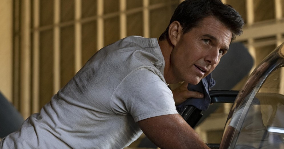 Tom Cruise w filmie "Top Gun: Maverick" /© materiały dystrybutora /materiały prasowe