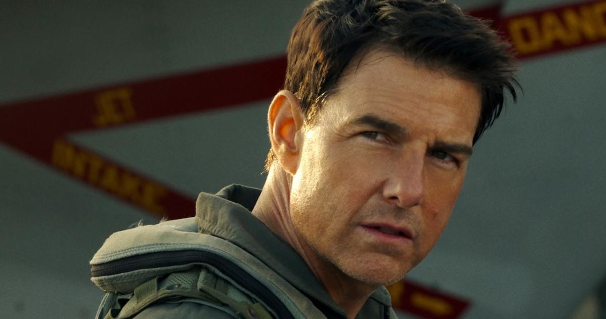 Tom Cruise w scenie z filmu "Top Gun: Maverick" /materiały prasowe