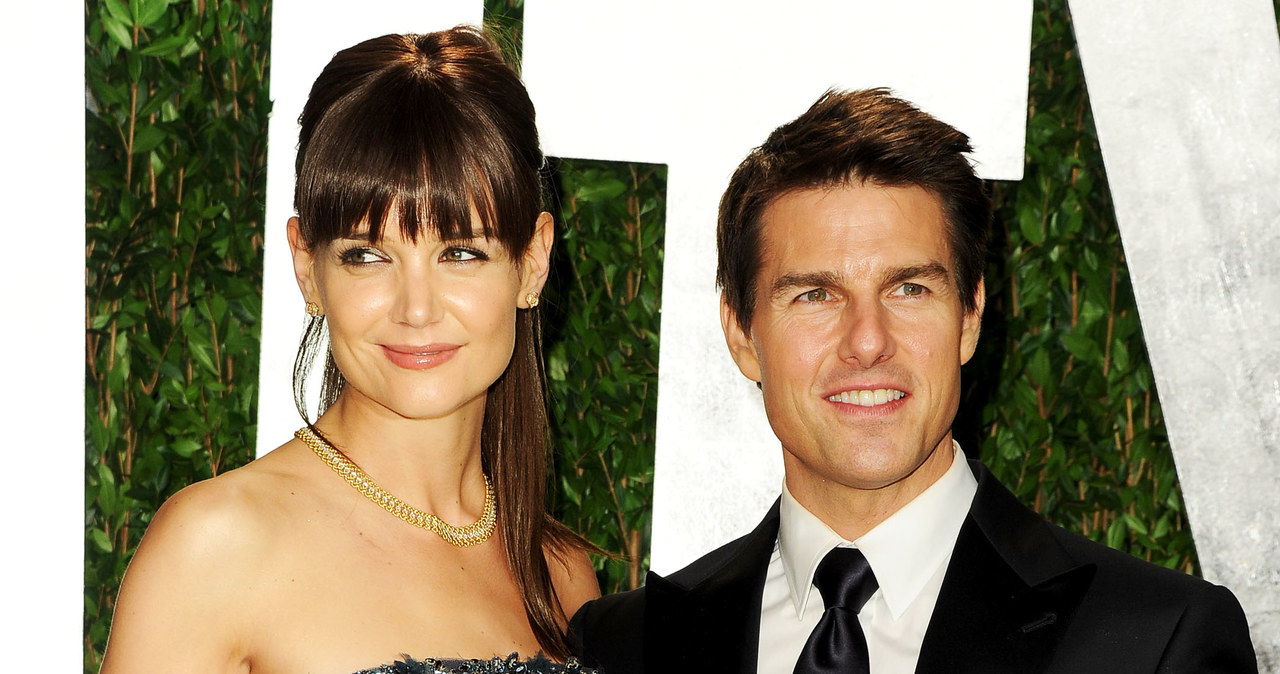 Tom Cruise z byłą żoną Katie Holmes /Pascal Le Segretain /Getty Images