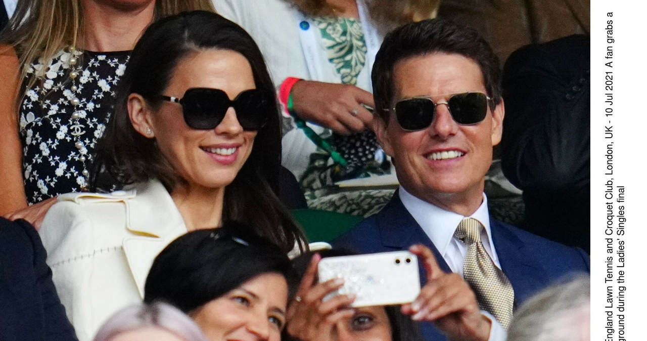 Tom Cruise z partneką na Wimbledonie /Javier Garcia/Shutterstock /East News