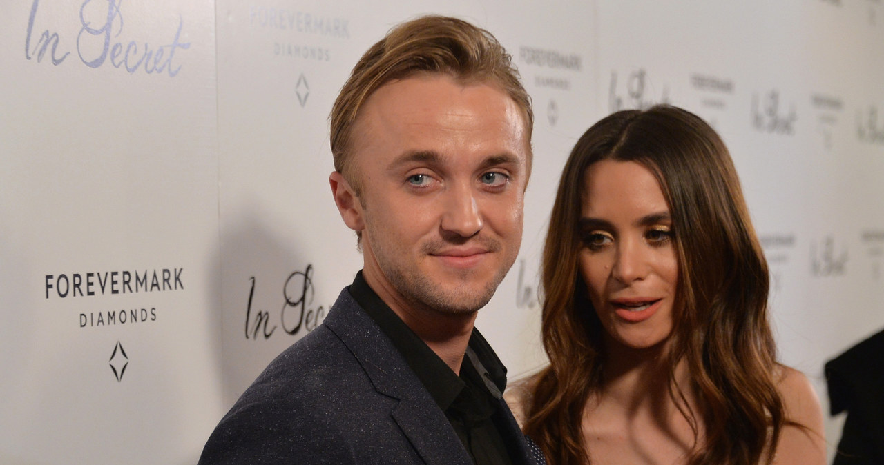 Tom Felton (L) i Jade Gordon (P) /AFP