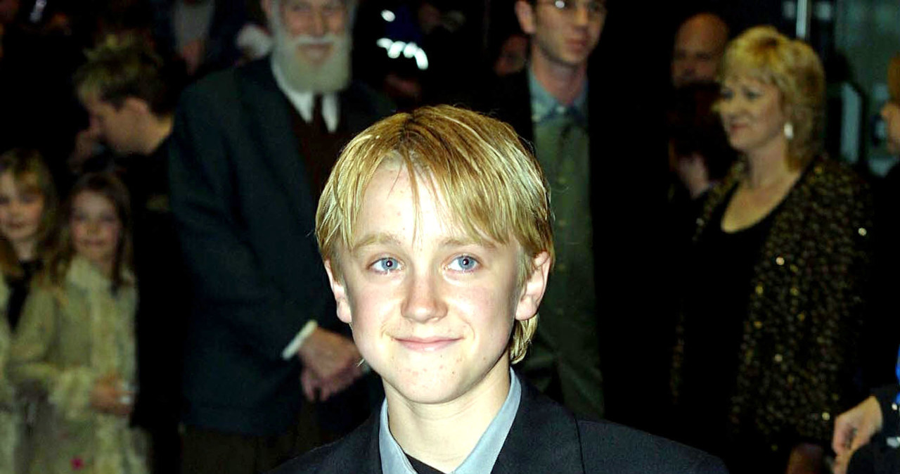 Tom Felton na światowej premierze filmu "Harry Potter i Kamień Filozoficzny" /Anthony Harvey/Getty Images for BFI /Getty Images