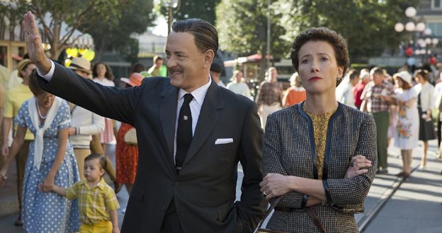 Tom Hanks jako Walt Disney, Enmma Thompson w roli autorki powieści "Mary Poppins" - fot. Disney /materiały dystrybutora