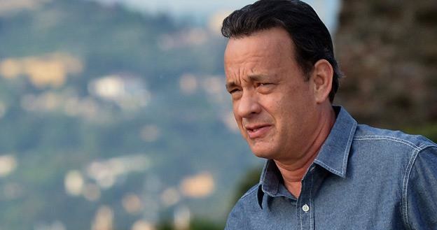 Tom Hanks na planie filmu "Inferno" we Florencji /AFP