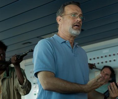Tom Hanks w scenie z filmu "Kapitan Phillips"