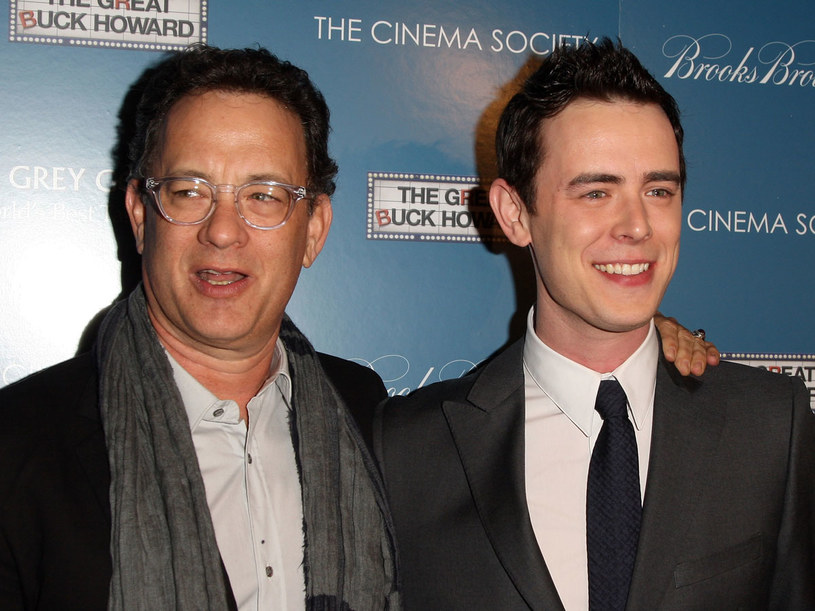 Tom Hanks z synem, Collinem &nbsp; /Getty Images/Flash Press Media