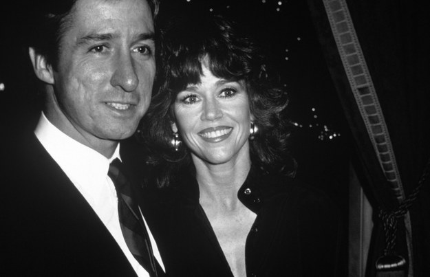 Tom Hayden i Jane Fonda w 1980 roku /91040 /PAP/EPA