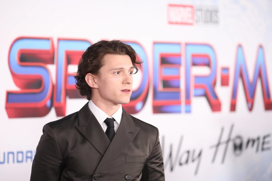 Tom Holland - odtwórca głównej roli w filmie "Spider-Man. Bez drogi do domu" /DAVID SWANSON /PAP/EPA