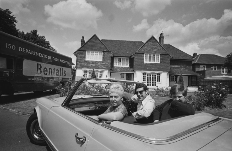 Tom Jones z żoną Melindą i synem Markiem, fot. Len Trievnor/Express/Hulton Archive /Getty Images