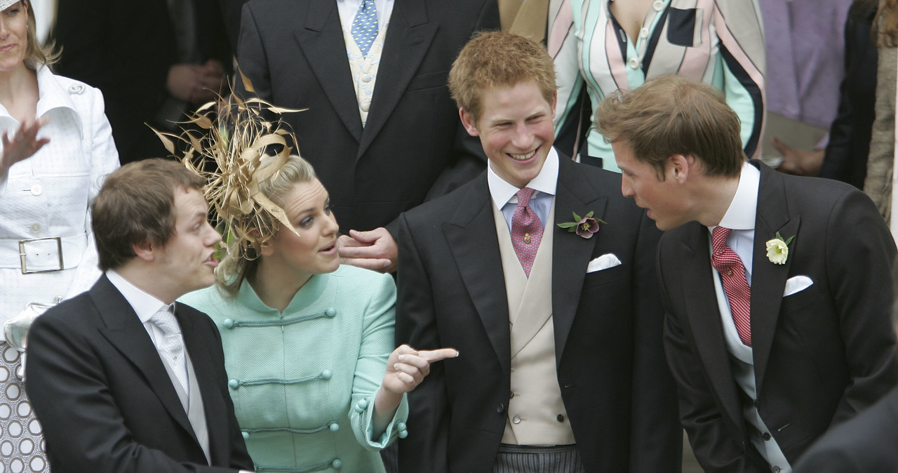 Tom Parker Bowles, Laura Parker Bowles, Książę Harry i Książę William /Georges De Keerle / Staff /Getty Images