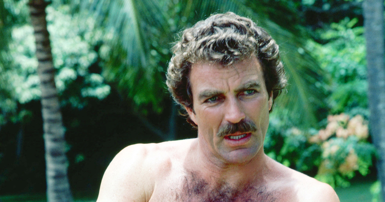 Tom Selleck w serialu "Magnum". W latach 80. aktor był ideałem męskości /Silver Screen Collection/Archive Photos /Getty Images