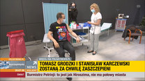 Tomasz Grodzki i Stanisław Karczewski zaszczepili się na koronawirusa przed kamerami
