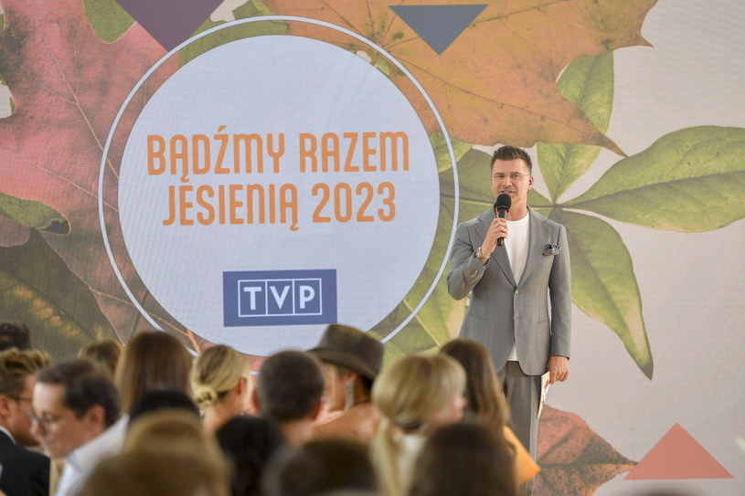 Tomasz Kammel zaprezentował ramówkę TVP na jesień 2023 / Mieszko Piętka /AKPA