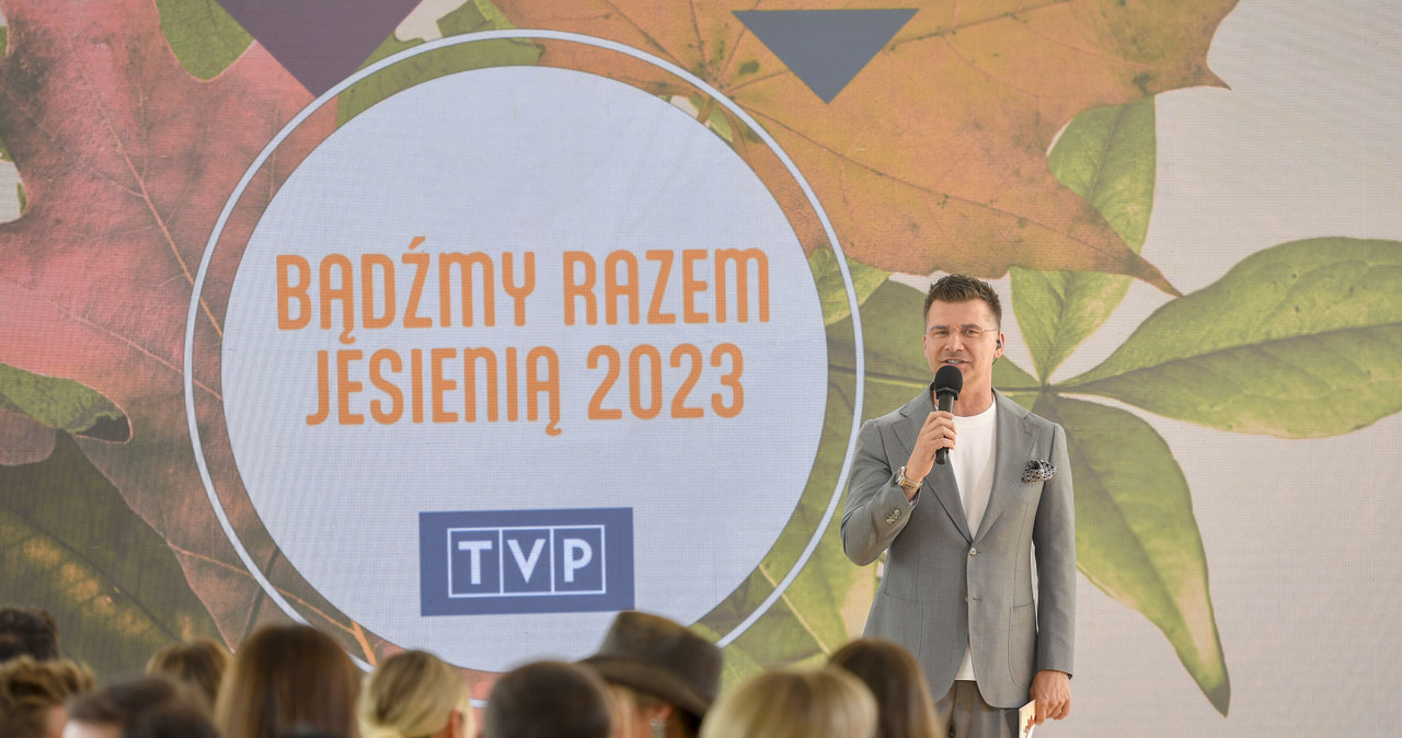 Tomasz Kammel zaprezentował ramówkę TVP na jesień 2023 / Mieszko Piętka /AKPA