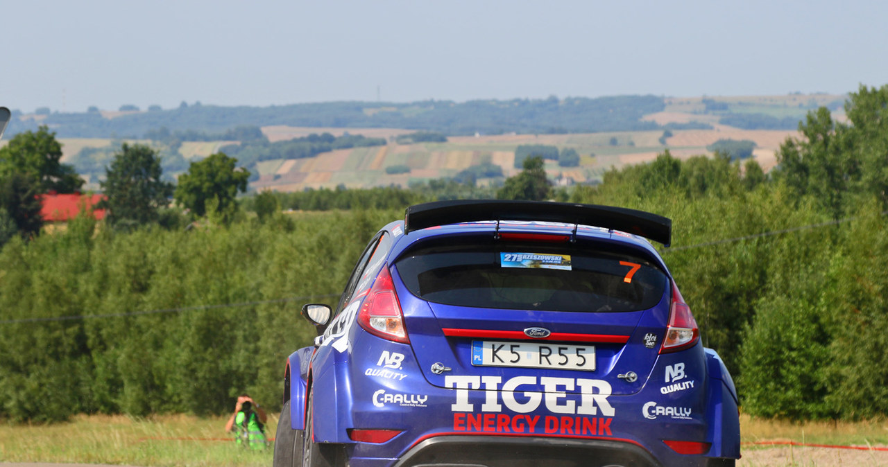 Tomasz Kasperczyk (Ford Fiesta). Fot. Marek Wicher /INTERIA.PL