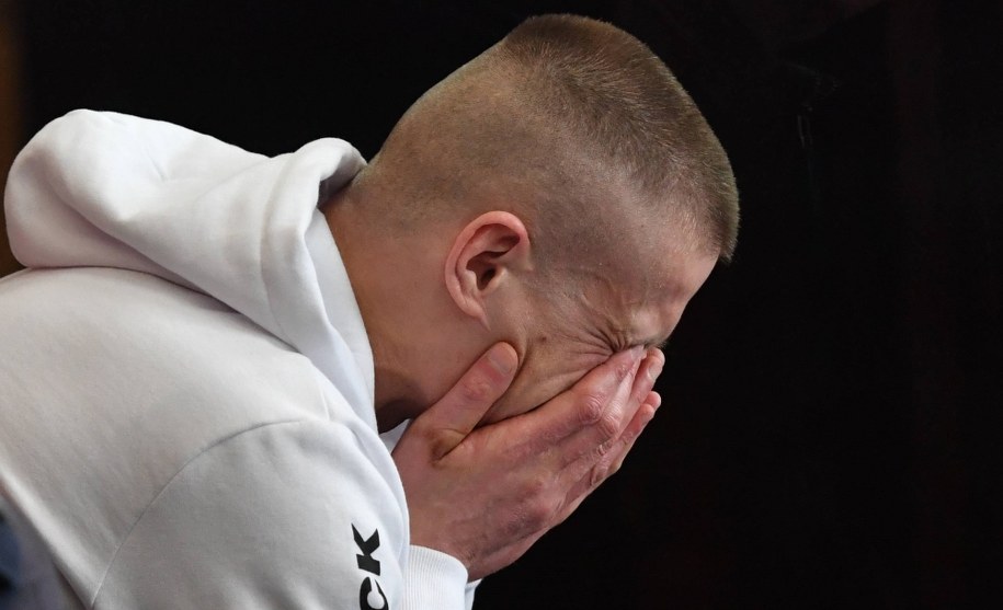 Tomasz Komenda w sądzie /Jacek Turczyk /PAP