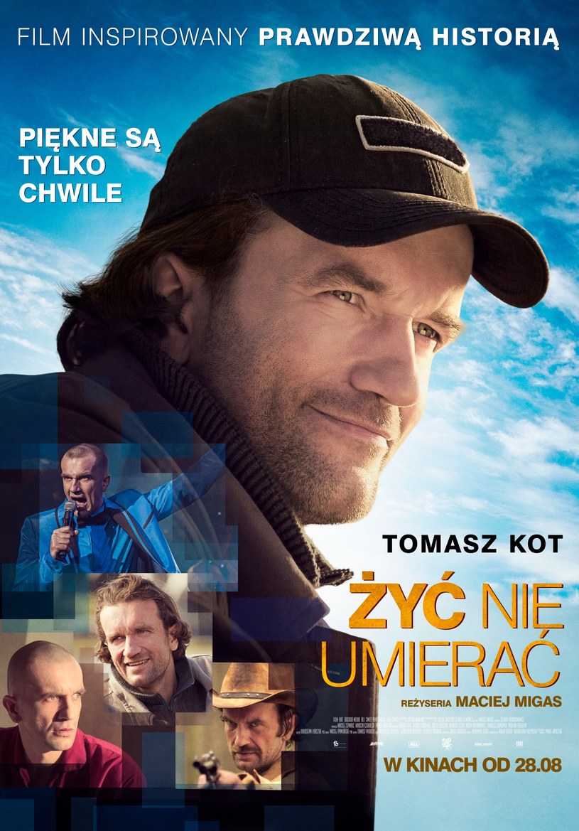 Tomasz Kot na plakacie filmu "Żyć nie umierać" /materiały dystrybutora