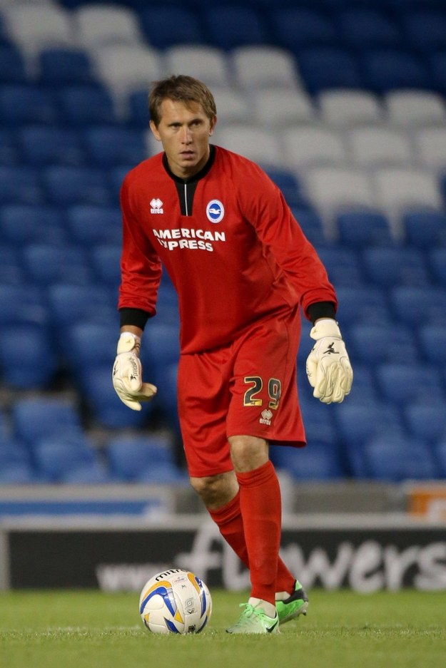 Tomasz Kuszczak w barwach Brighton&Hove Albion /John Walton/PA /PAP