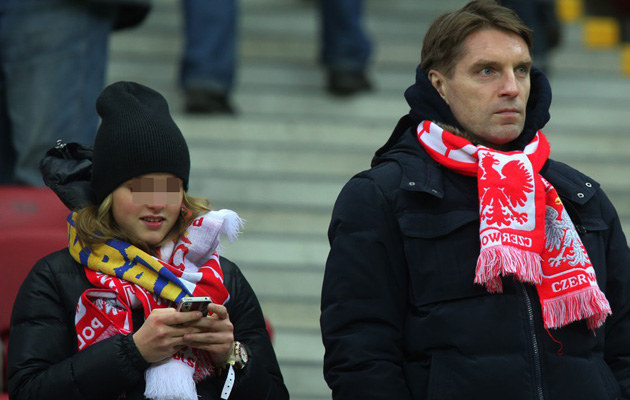 Tomasz Lis z córką Polą /East News