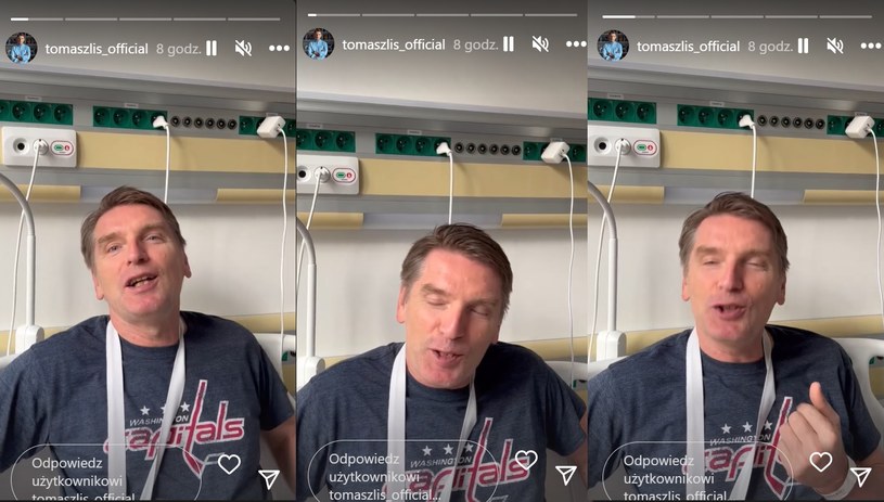 Tomasz Lis zabrał głos po kolejnym udarze wprost ze szpitalnego łóżka /https://www.instagram.com/tomaszlis_official/ /Instagram