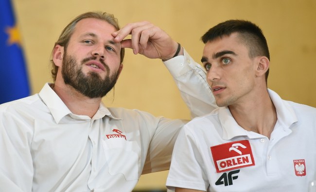 Tomasz Majewski i Adam Kszczot /PAP/Radek Pietruszka    /PAP