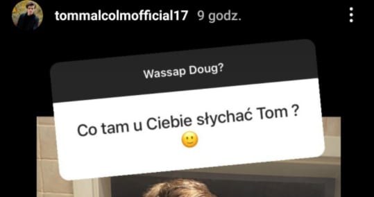 Tomasz Malcolm odpowiada na pytania obserwatorów https://www.instagram.com/tommalcolmofficial17/ /Instagram