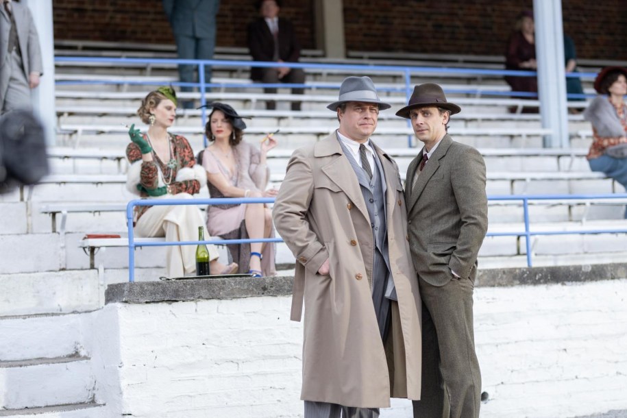 Tomasz Schuchardt i Adam Bobik na planie "Breslau" /Disney+ /Materiały prasowe