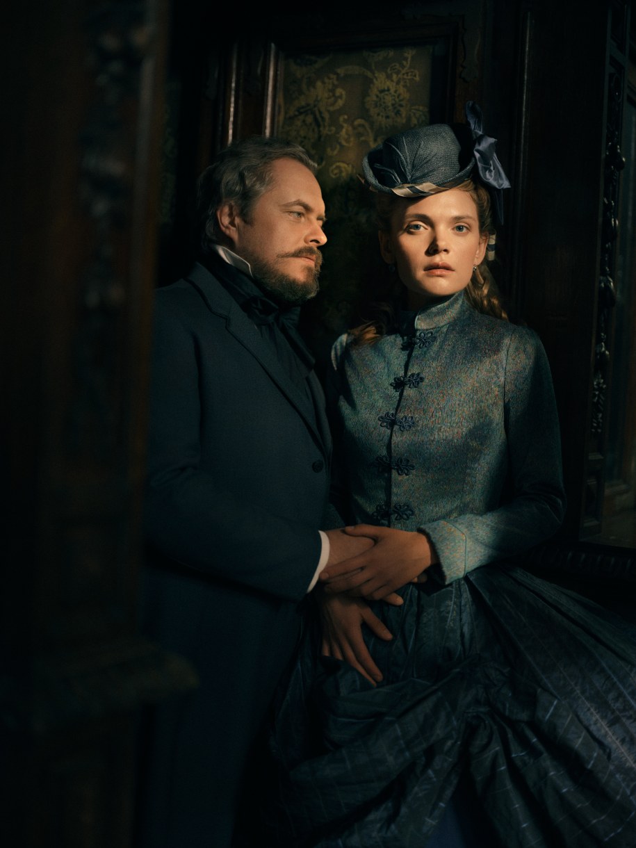 Tomasz Schuchardt i Sandra Drzymalska jako Stanisław Wokulski i Izabela Łęcka /Michal Klusek/Netflix /Materiały prasowe