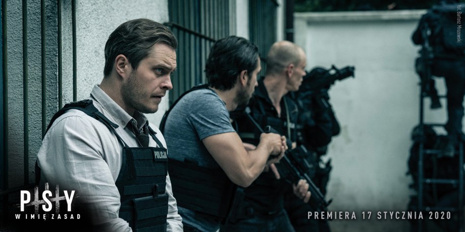 Tomasz Schuchardt na planie "Psów 3" /Bartosz Mrozowski/Kino Świat /Materiały prasowe