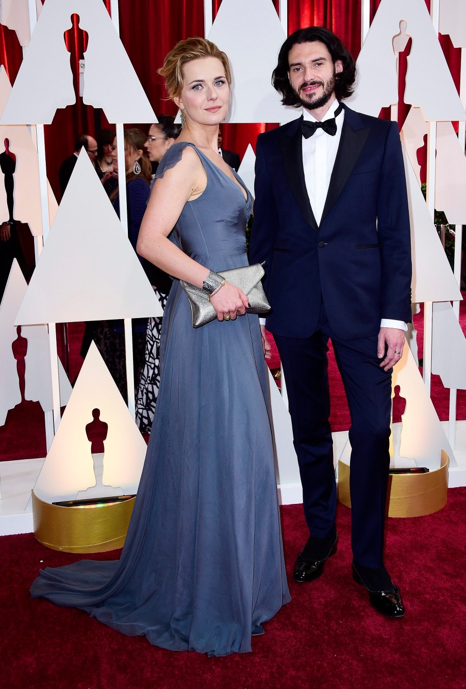 Tomasz Śliwinski z żoną Magdą Hueckel /PAP /PAP/EPA