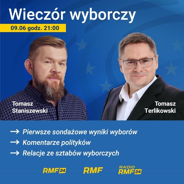 Tomasz Staniszewski i Tomasz Terlikowski zapraszają na wieczór wyborczy /RMF FM