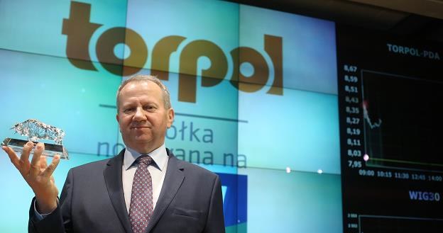Tomasz Sweklej, prezes Torpol u, na debiucie prawd do akcji na GPW /PAP